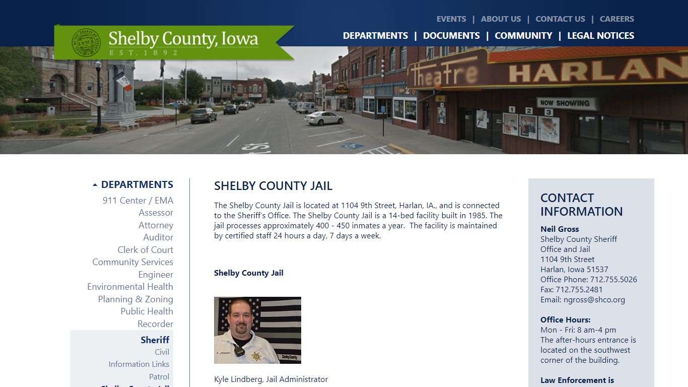 Shelby County Jail - Iowa